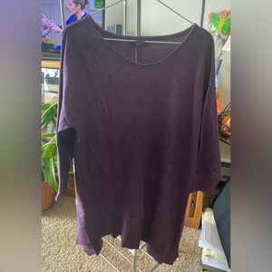 NWOT-Women’s DKNY Deep Purple Knit Top
